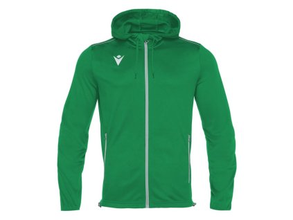 110959 3 macron vychadzkova mikina s kapucnou freyr zelena