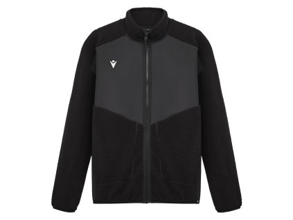 116503 macron flisova mikina hokkaido teddy na zips cierna