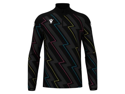 116821 5 macron mikina yaruga so zipsom do 1 4 cierna thunder siva