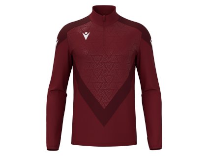 116836 5 macron mikina yaruga so zipsom do 1 4 bordova tmavobordova