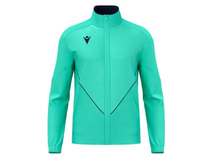 116950 2 macron mikina poseidon na zips tyrkysova tmavomodra