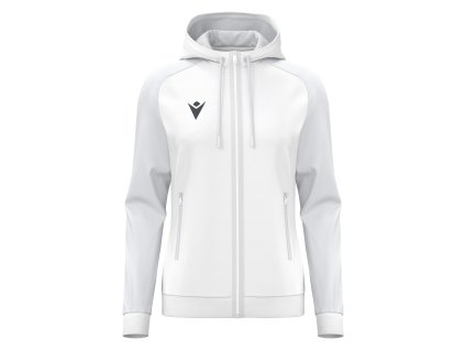 117016 1 macron damska mikina atlas na zips biela siva