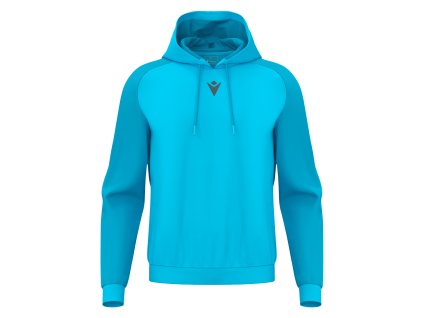 117145 3 macron mikina horn s kapucnou neonova modra
