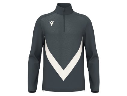 117181 1 macron mikina anduin so zipsom do 1 4 antracitova smotanova