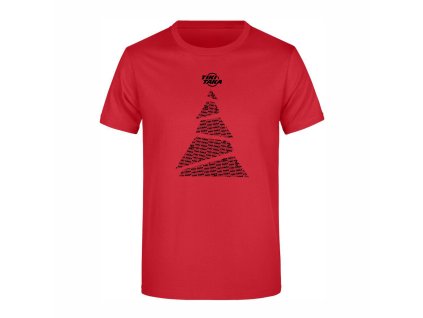 Triko VÁNOČNÍ STROM Tiki Taka červená