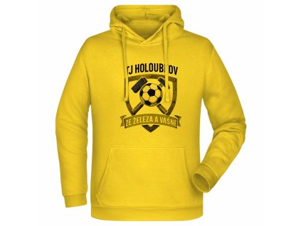 mikina v2 žltá predok