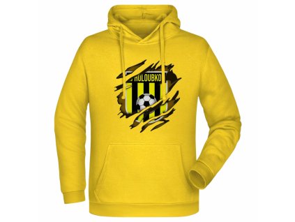 mikina v4 žltá predok