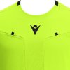 98068 2 dres rozhodca s kratkym rukavom frisk neon zlta