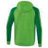 33523 4 erima treningova bunda s kapucnou six wings zelena tmava zelena biela