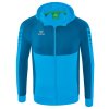 33541 5 erima treningova bunda s kapucnou six wings tyrkysova petrolejova