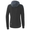 101125 3 erima damska treningova bunda s kapucnou change cierna seda