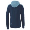 101137 3 erima damska treningova bunda s kapucnou change tmava modra