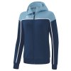 101137 2 erima damska treningova bunda s kapucnou change tmava modra