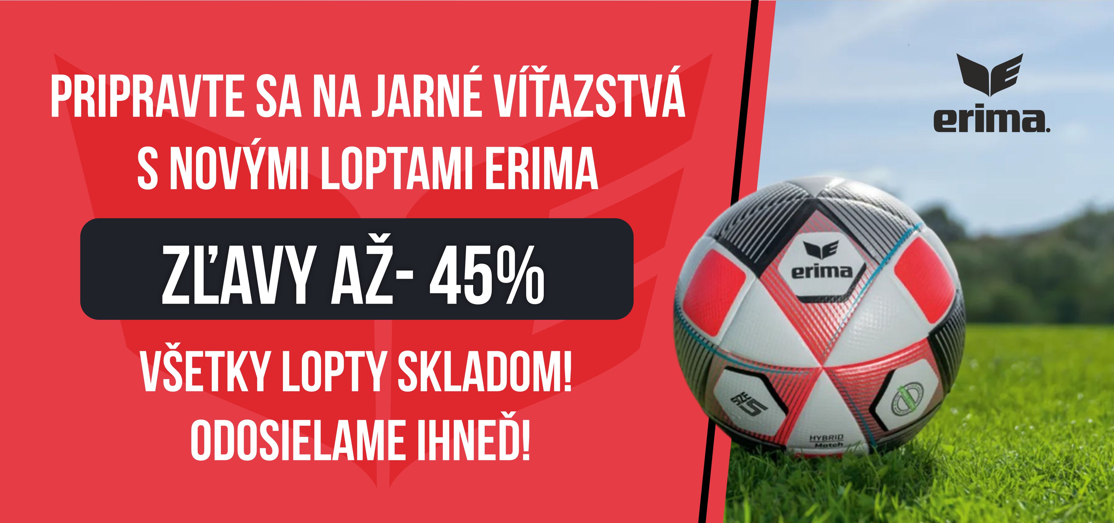 Pripravte sa na jarné víťazstvá s novými loptami ERIMA