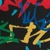 čierna graffiti