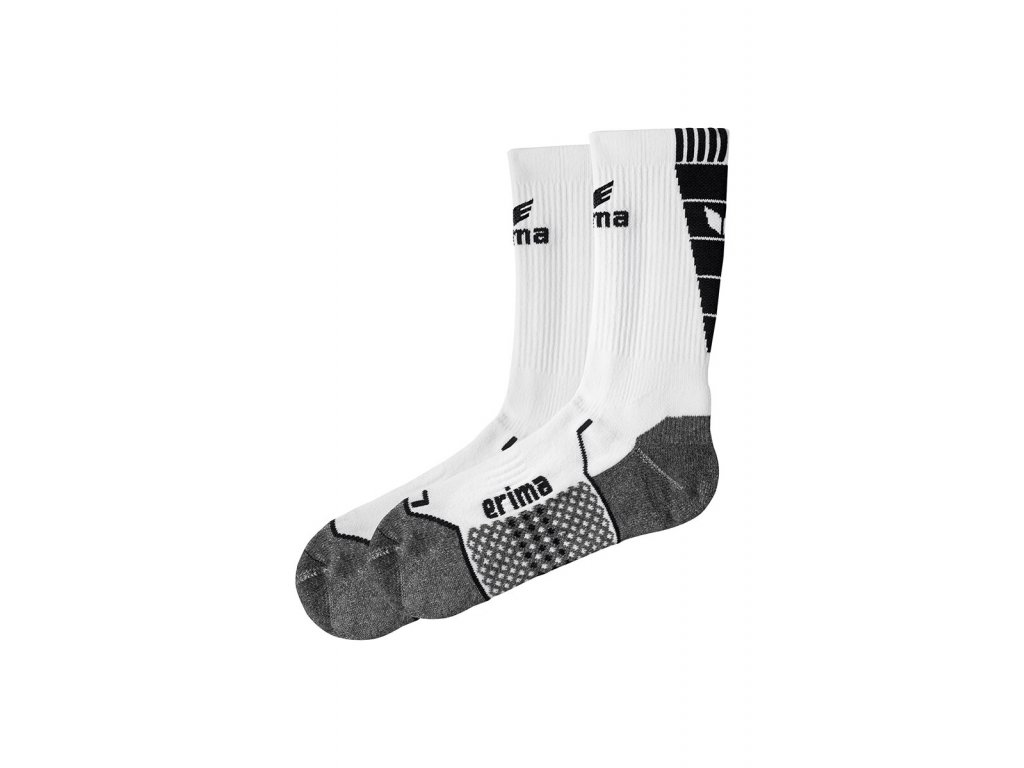 ERIMA tréningové ponožky biela čierna