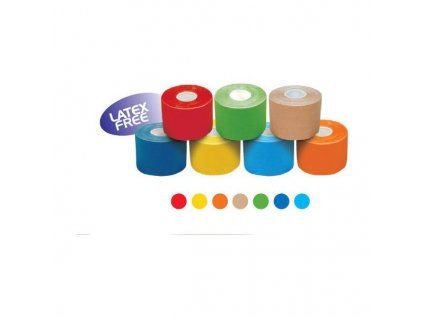 Kinetik Tejp 5cm x 5m (Farba červená)