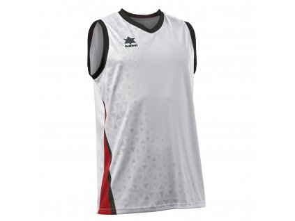 LUANVI basketbalový dres CARDIFF biela červená