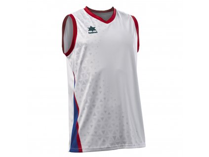 LUANVI basketbalový dres CARDIFF biela azurová