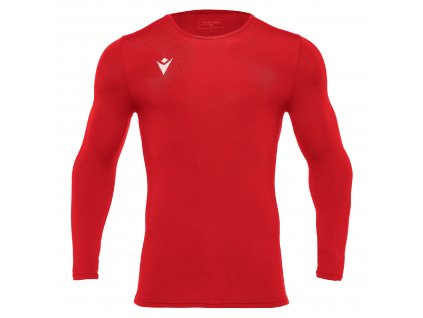 MACRON termo tričko HOLLY TECH s dlhým rukávom červená