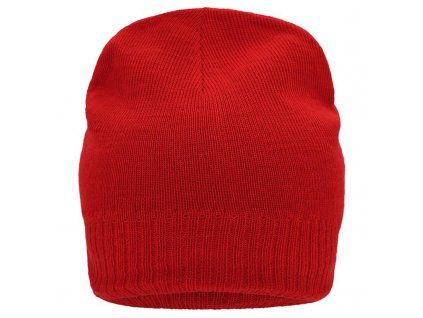 107115 bonnet tricot rouge devant mb7925