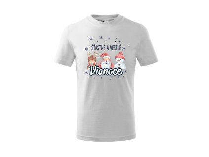 Tričko detské 1 biele