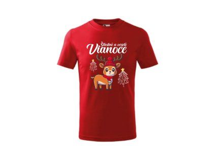 Tričko detské 2 červené