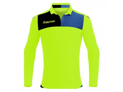 MACRON dres dlhý rukáv NUNKI neón žltá čierna