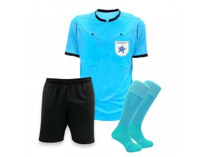 SET Rozhodca KR Blue-B dres+trenky+štulpne (Farba modrá)