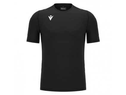 Funkčné spodné tričko DELCOURT pre rozhodcov s krátkym rukávom čierna