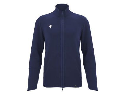 116521 macron technicka mikina cobb na zips tmavomodra