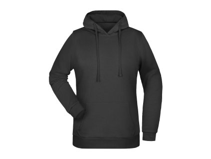 cotton dámska mikina čierna