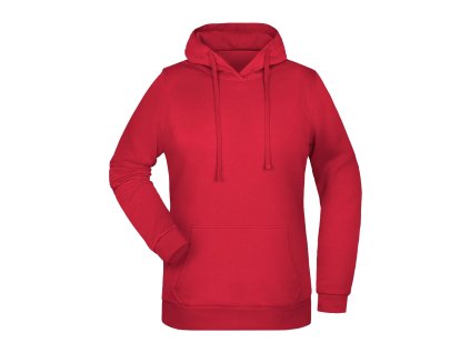 cotton dámska mikina červená