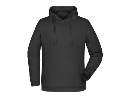 cotton pánska mikina čierna