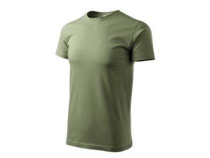 Tričko BASIC khaki