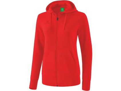 ERIMA dámska mikina HOODED SWEAT červená