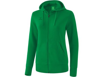 ERIMA dámska mikina HOODED SWEAT tmavá zelená