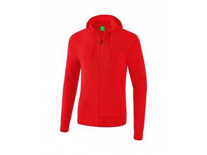 ERIMA mikina HOODED SWEAT červená