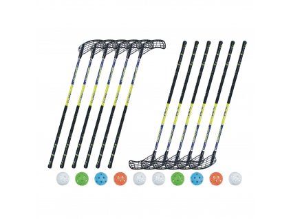 Florbalový set wildstick zelená