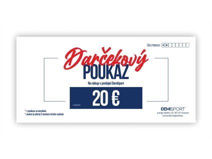 Darčekový poukaz 20€ NOVÝ