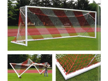 PROFI Futbalová brána hliníková prenosná 7,32 x 2,44