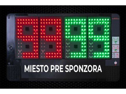 Elektronická střídací tabule na fotbal