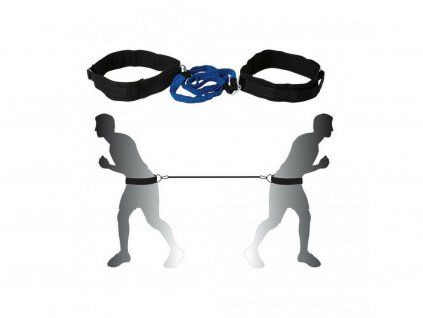 Pryžový dvojitý expander na pás