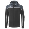 ERIMA tréningová bunda s kapucňou CHANGE čierna šedá