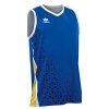 LUANVI basketbalový dres GAME azurová bílá
