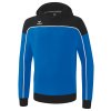 ERIMA mikina s kapucňou CHANGE kráľovsky modrá čierna