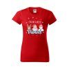 Tričko 4 dámske červené