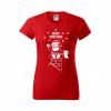 Tričko 5 dámske červené