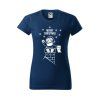 Tričko 5 tmavo modré dámske