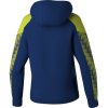 ERIMA dámska mikina s kapucňou EVO STAR tmavá modrá žltá